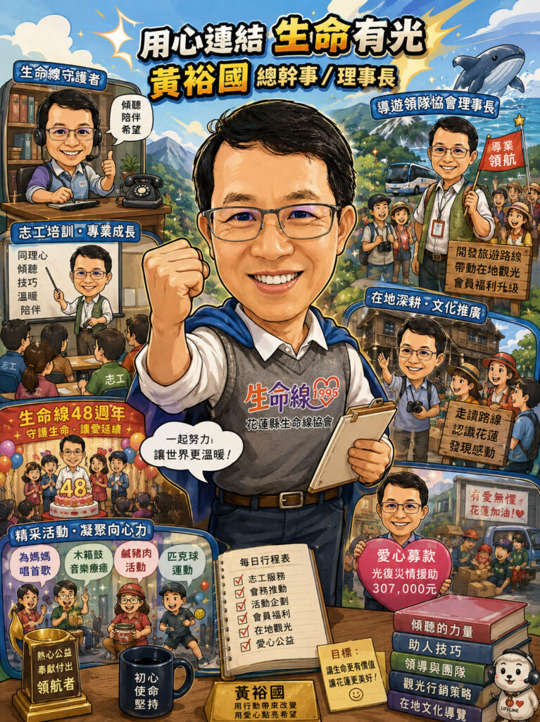 太陽，全然光與熱-黃裕國總幹事